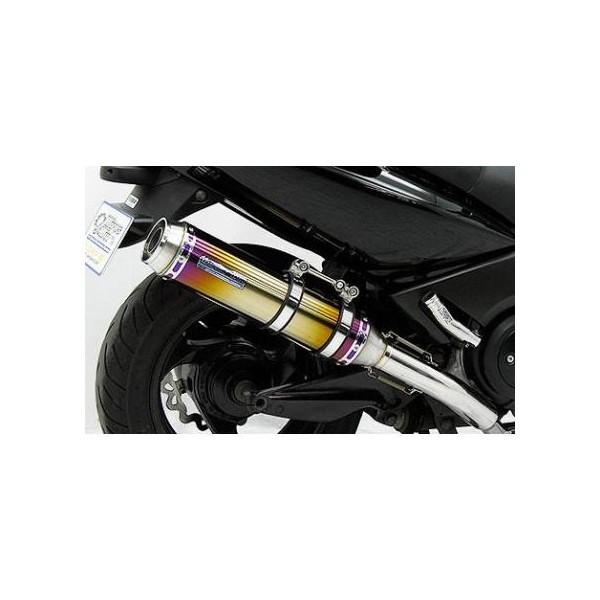 TMAX（SJ02） ダイナミックマフラー バズーカータイプ チタン仕様 JMCA認証 ウイルズウィン（WirusWin）