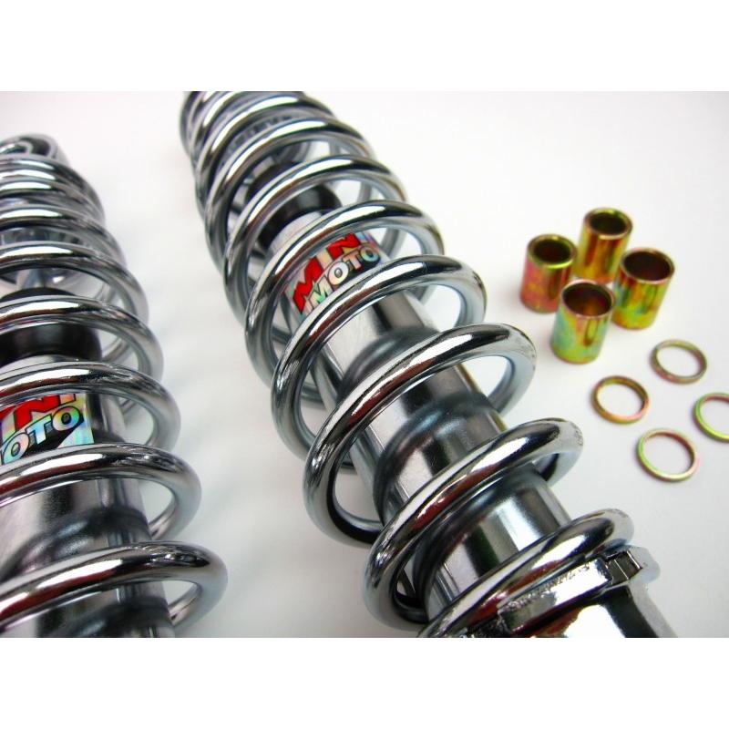 荒巻リアショック強化タイプ330mmメッキ/メッキ MINIMOTO（ミニモト