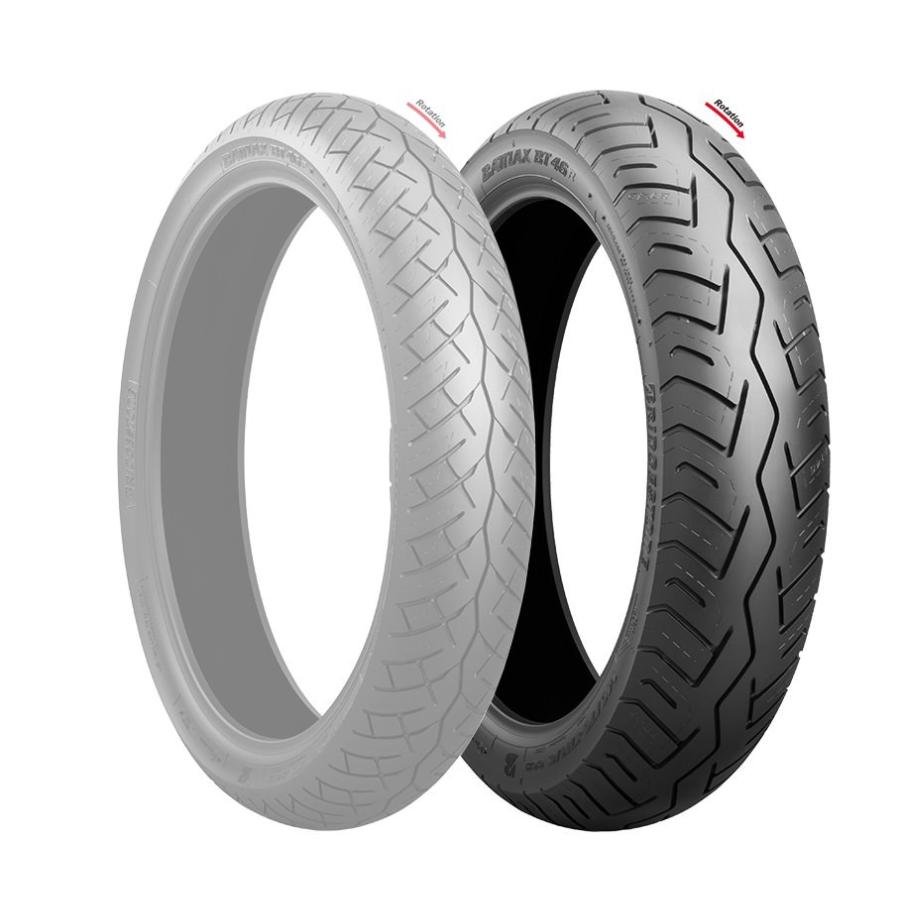 BRIDGESTONE - BATTLAX BT46 130/70-18 M/C 63H 後押し用 TL（熱電子管受け答え） （ブリヂストン）