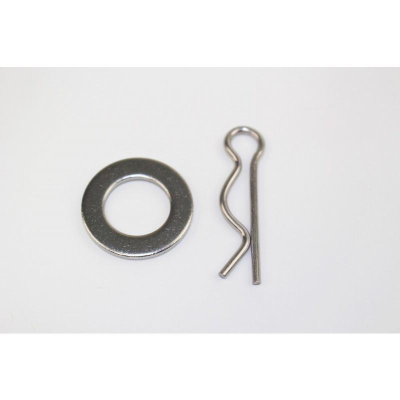 6Vダックス（シャフトφ14車体） ステンレス製ブレーキペダル留め部品