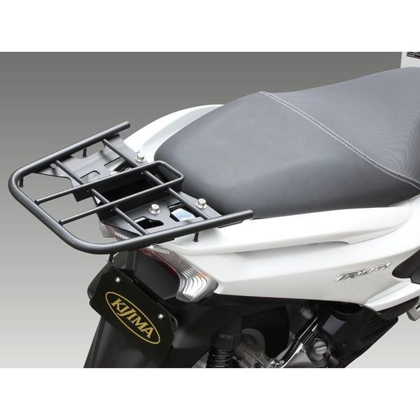 トリシティ125（TRICITY125） リアキャリア スチール製 ブラック仕上げ KIJIMA（キジマ）