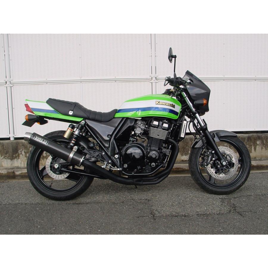 ラウンドタイプ スリップオンマフラー ステンレス/カーボン（JMCA認証） WR'S（ダブルアールズ） ZRX400/2（01年〜）BC-ZR400E
