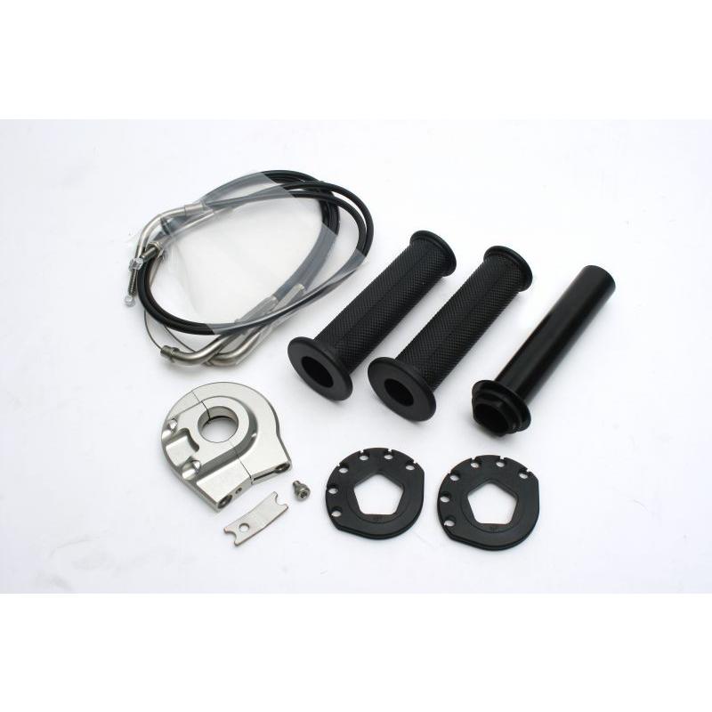 ハイスロットルキット （EVO2） しろがね色 巻取φ50/52 ACTIVE（活動的） Z250/（ABS） 車、バイク、自転車-ハイスロットルキット-バイク