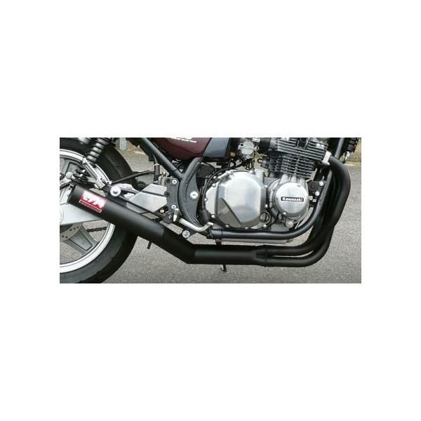 ゼファー750（ZEPHYR） ワンピースマフラー ブラック MORIWAKI