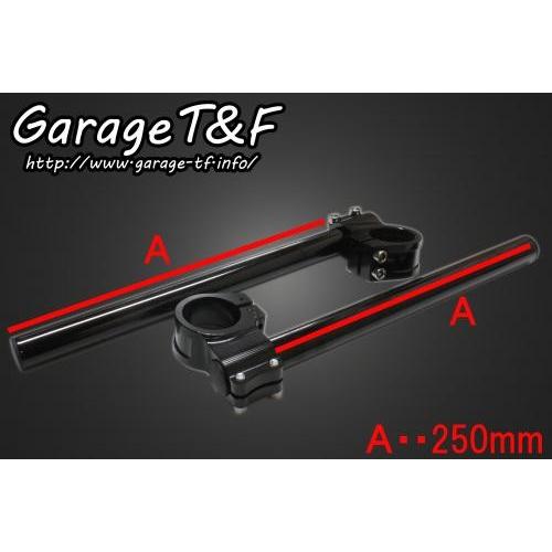 セパレートハンドル22.2mm 37Φ ブラック ガレージT＆Fの画像