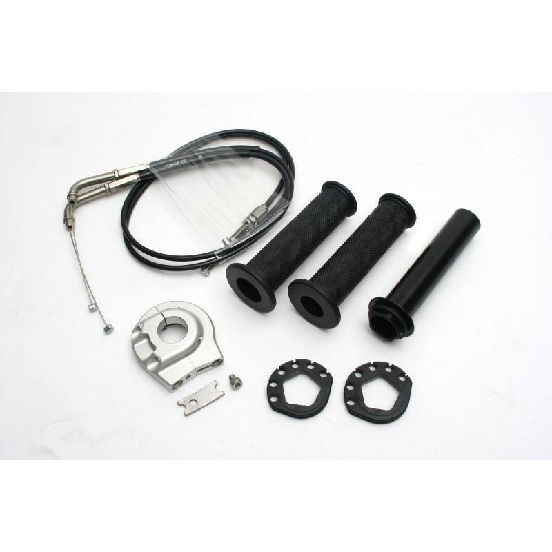 ハイスロットルキット （EVO2） しろがね色 巻取φ40/42 ACTIVE（積極的） NINJA（ニンジャ）250R（08〜12年）