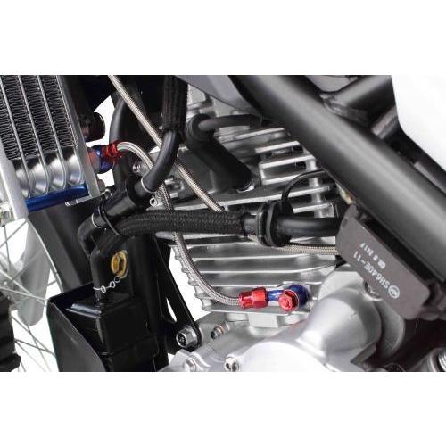 タケガワ　コンパクトクール　4段　オイルクーラー コンパクトクールキット(オイルクーラー)4フィン/ラバーホース