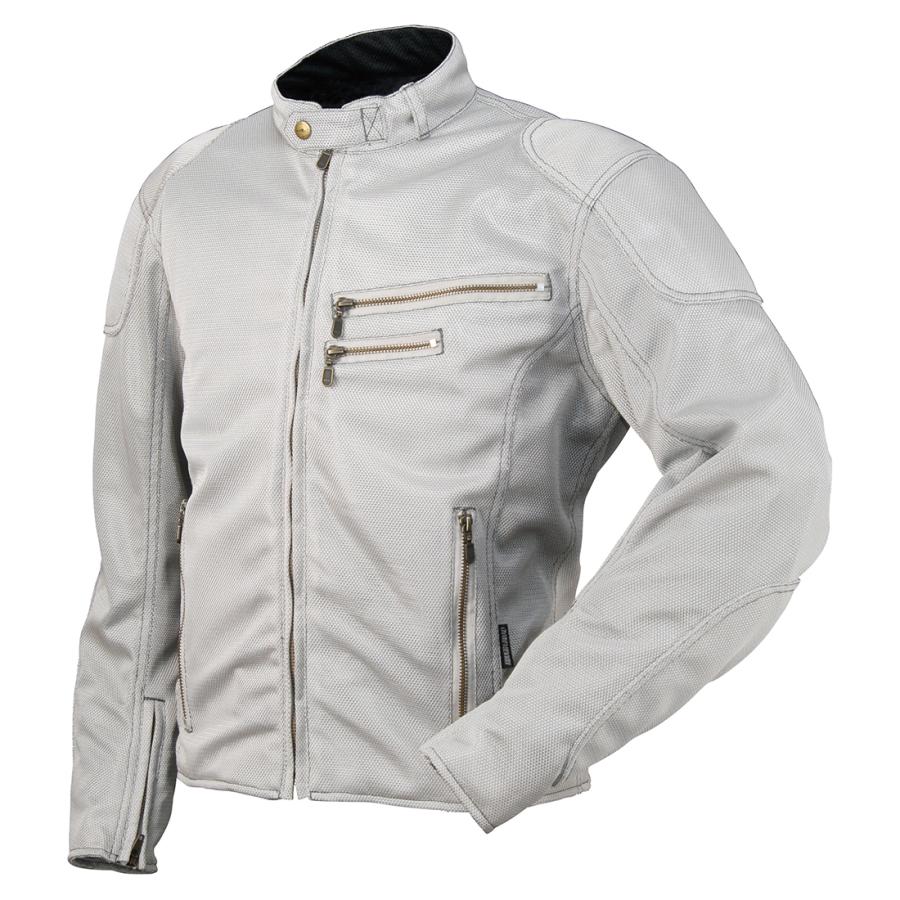 ラフ＆ロード RR7313 ライディングZIPメッシュジャケット シルバー L