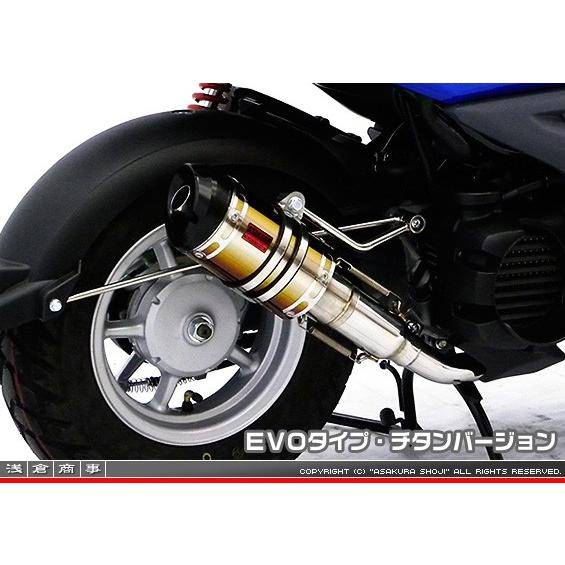ZZRタイプマフラー EVOタイプ チタンバージョン ASAKURA（浅倉商事） ビーウィズ（BWS50）SA53J