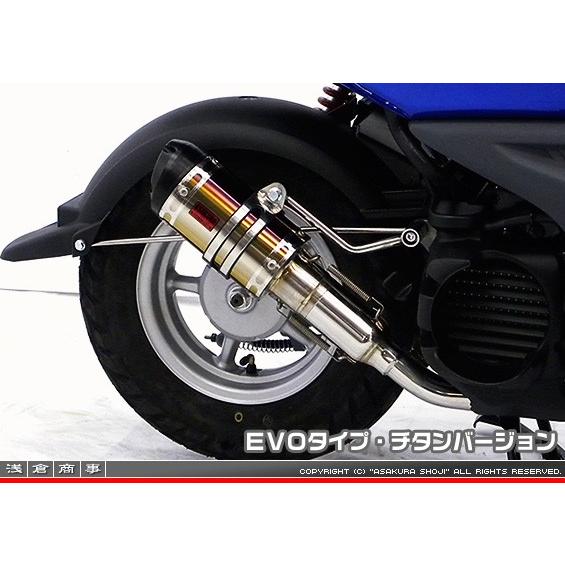 ZZRタイプマフラー EVOタイプ チタンバージョン ASAKURA（浅倉商事） ビーウィズ（BWS50）SA53Jの画像