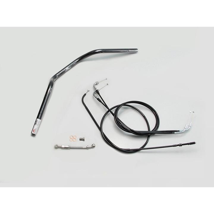 ヨーロピアン2型 ハンドルセット ブラック HURRICANE（ハリケーン） W800（20〜21年）