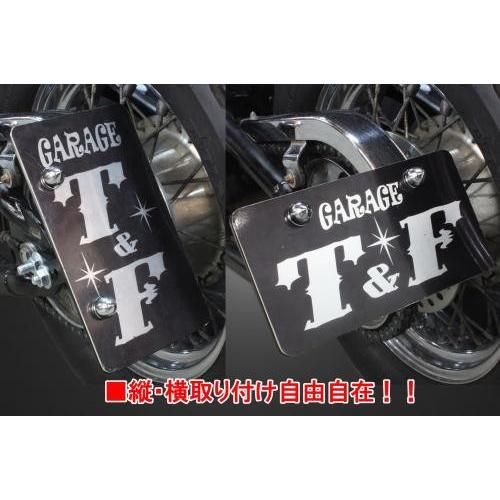スティード400（STEED） サイドナンバーキット ガレージT＆F : バイク 