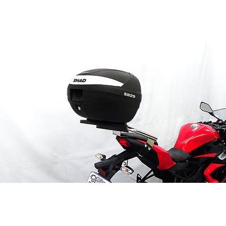 SHAD製後ろ側ボックス席付 タンデムバー ウイルズウィン（WirusWin） Ninja250SL（ニンジャ250SL）JBK-BX250A