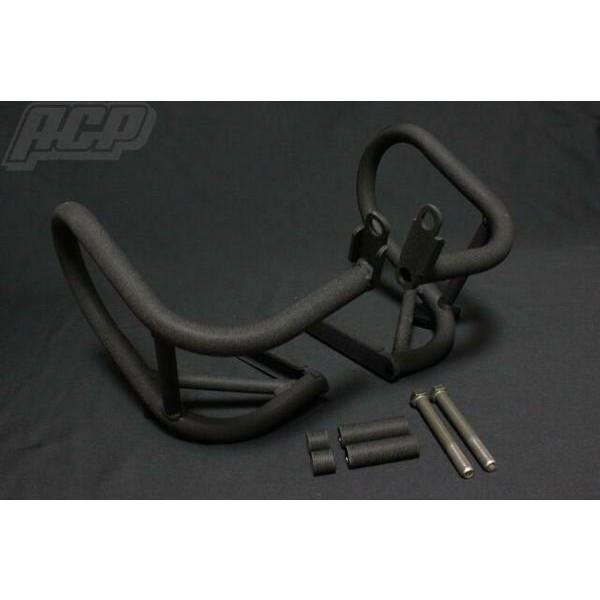 GS400 チヂミペンキ塗り発動機かばい立て（黒） ACP（エーシーピー） バイク-フレーム-エンジンガード