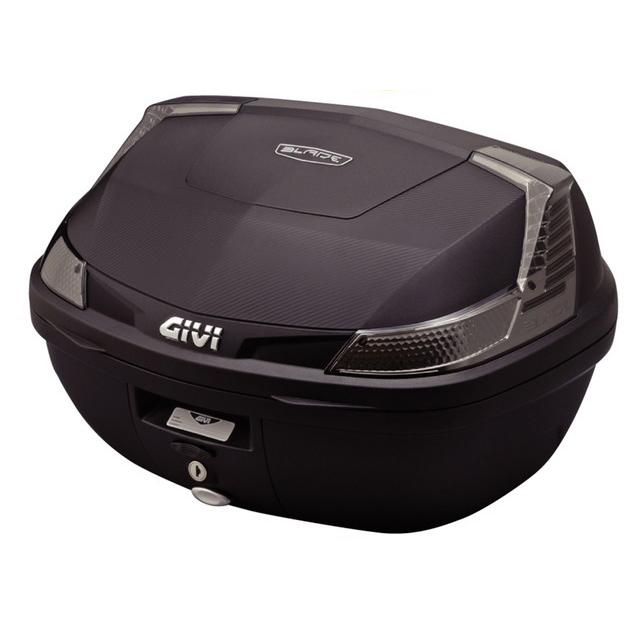 GIVIモノロックケースB47NTMLDと専用ステー付 DAYTONA（バイク用品） モノロックケース B47NTMLD 未塗装ブラック