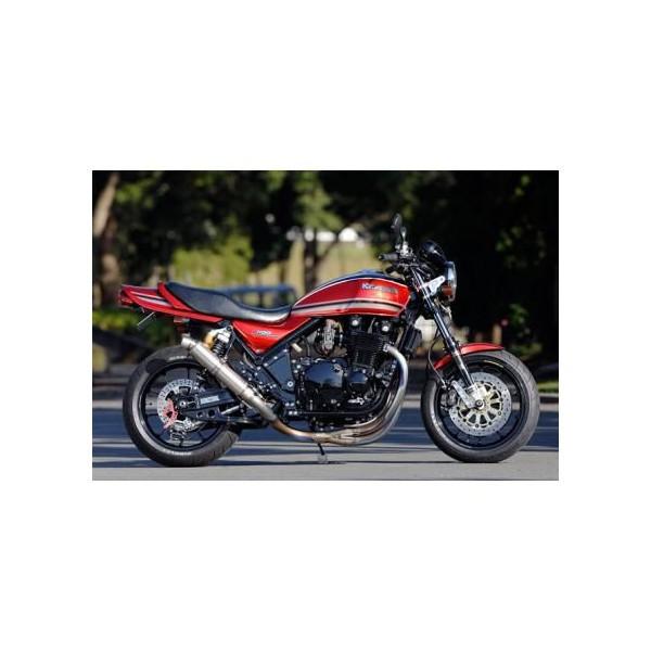 4in1 手曲げチタンEXマフラー（UPタイプ）ストレイトチタンV-2 NITRO RACING（ナイトロレーシング） ゼファー1100（ZEPHYR）