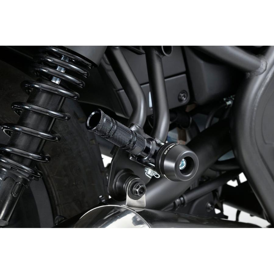 NC750X（14〜15年） タンデムステップ スライダー ブラック OVER