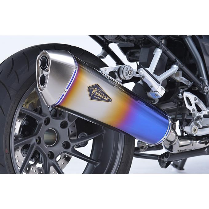 BMW R1250RS用 アールズギア チタンドラックブルーマフラー r's