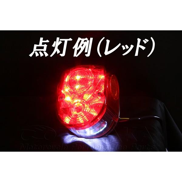 初期ダックスタイプ LEDテールランプ レッド 田中商会 初期型ダックス
