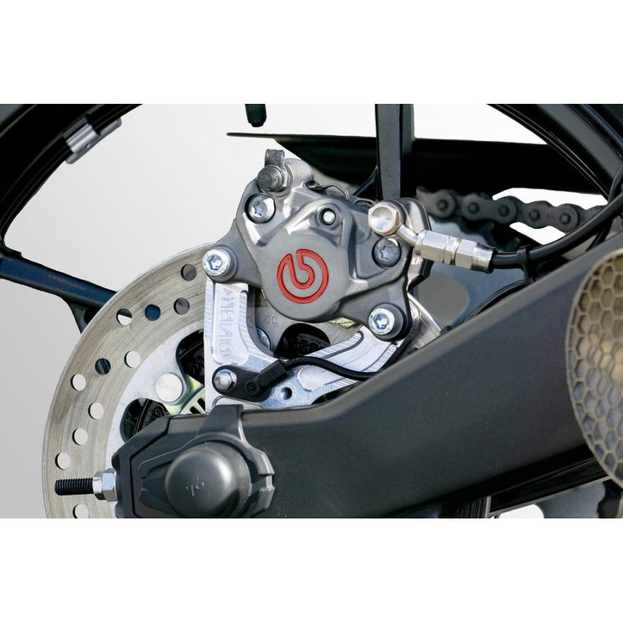 ZX-25R（20年） Rキャリパーサポート ブレンボ2P用 シルバー