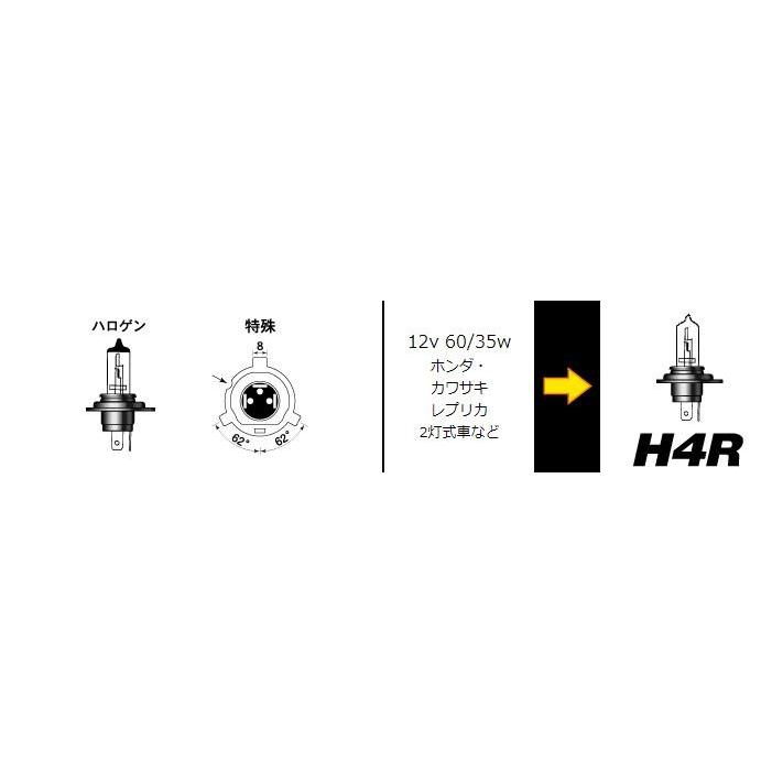 H4Rスタンダードハロゲンヘッドライトバルブ 12v- 60/35w クリア M＆H（マツシマ）｜hamashoparts