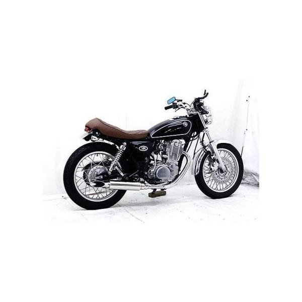 SR400キャブ車 US-T900タイプマフラー スリップオンタイプASAKURA