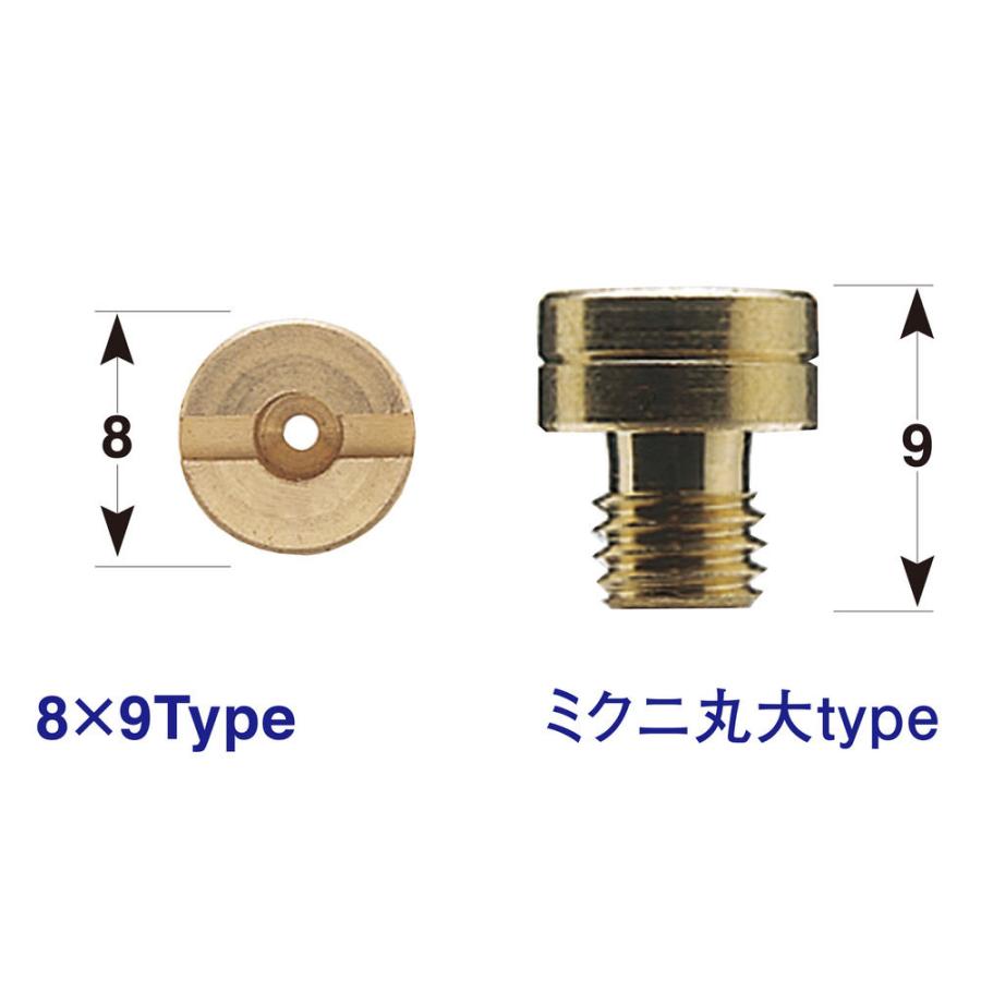 6オーバーサイズ メインジェットセット MIKUNI丸大（8×9）タイプ （各