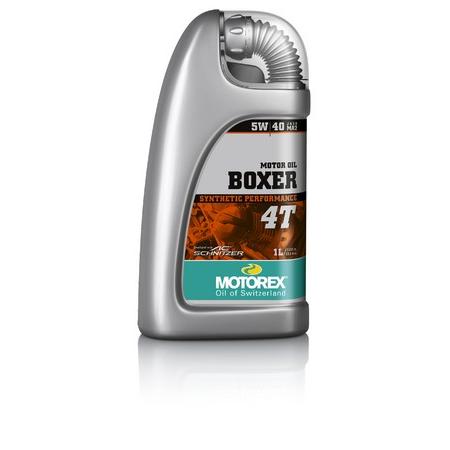 ボクサー 4T 5W-40 4リッター（4循環過程発動機油絵の具） MOTOREX（モトレックス）