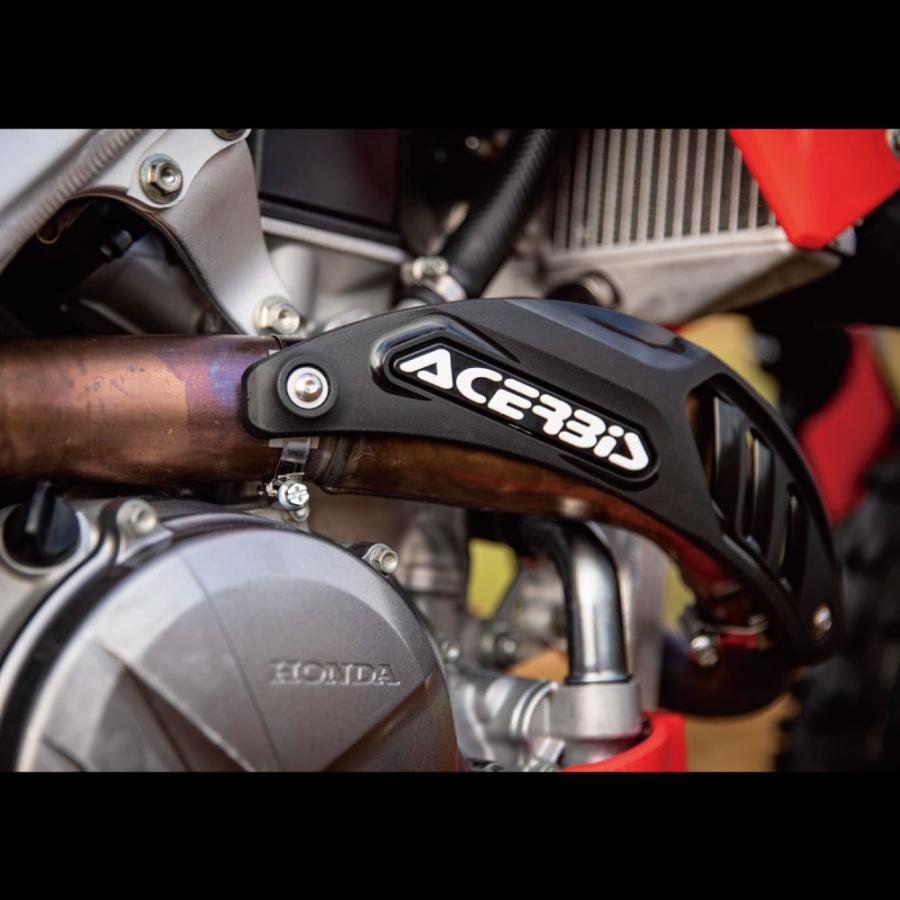 とーにーページ AC-24259 X-EXHAUSTカバー KTM SX-F ブラック アチェルビス