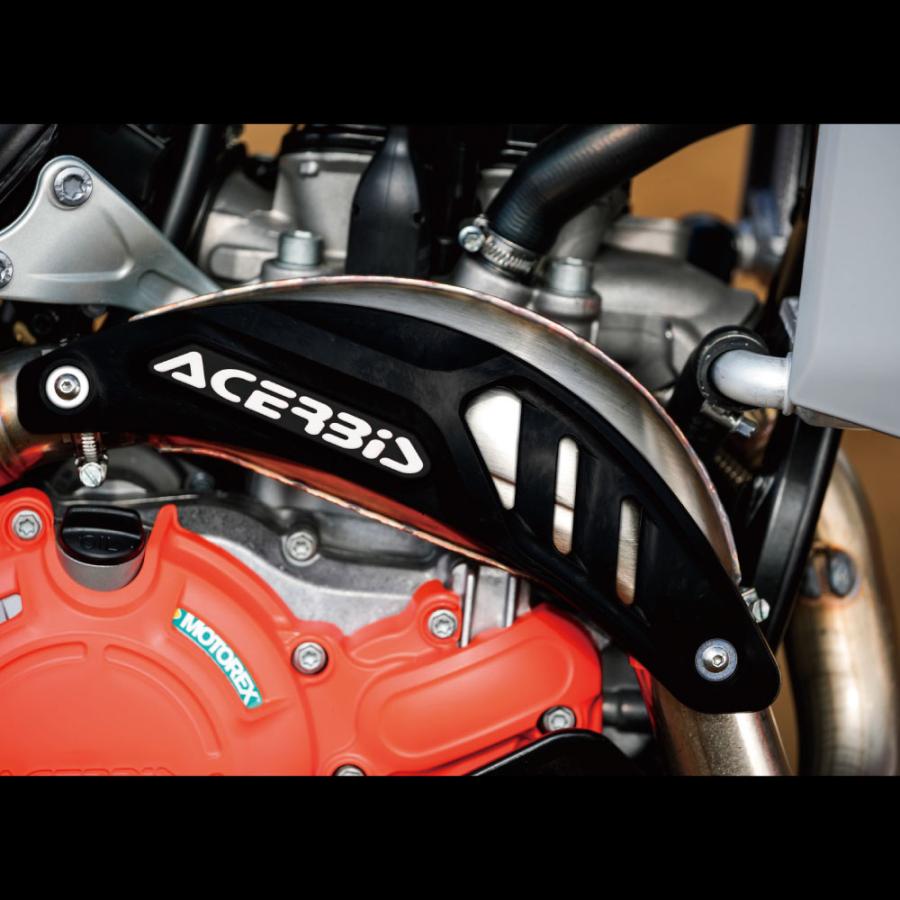 とーにーページ AC-24259 X-EXHAUSTカバー KTM SX-F ブラック アチェルビス