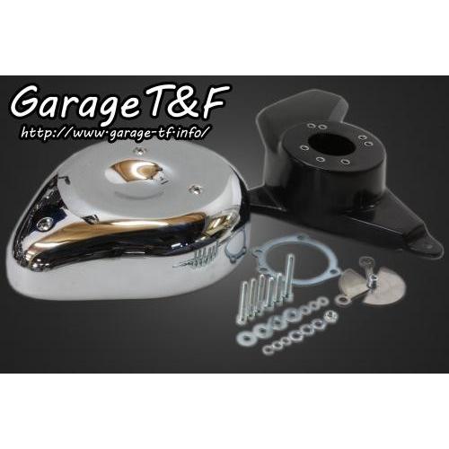 美品 ティアドロップ型 エアクリーナー キット ドラッグスター1100 説明書付 有限会社ガレージT&F / ドラッグスター1100 ティアドロップエア