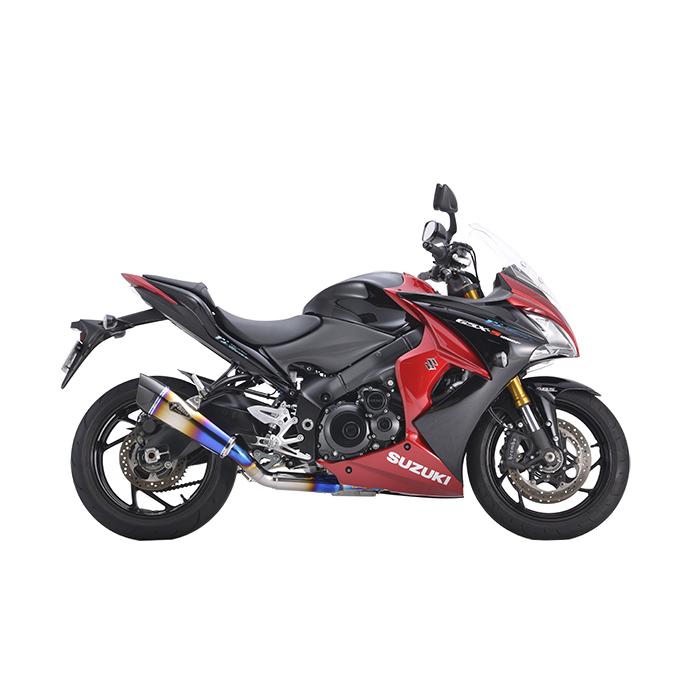 サイトでお買い リアルスペック チタンフルエキゾースト チタンドラッグブルー r´s gear（アールズギア） GSX-S1000/F ABS