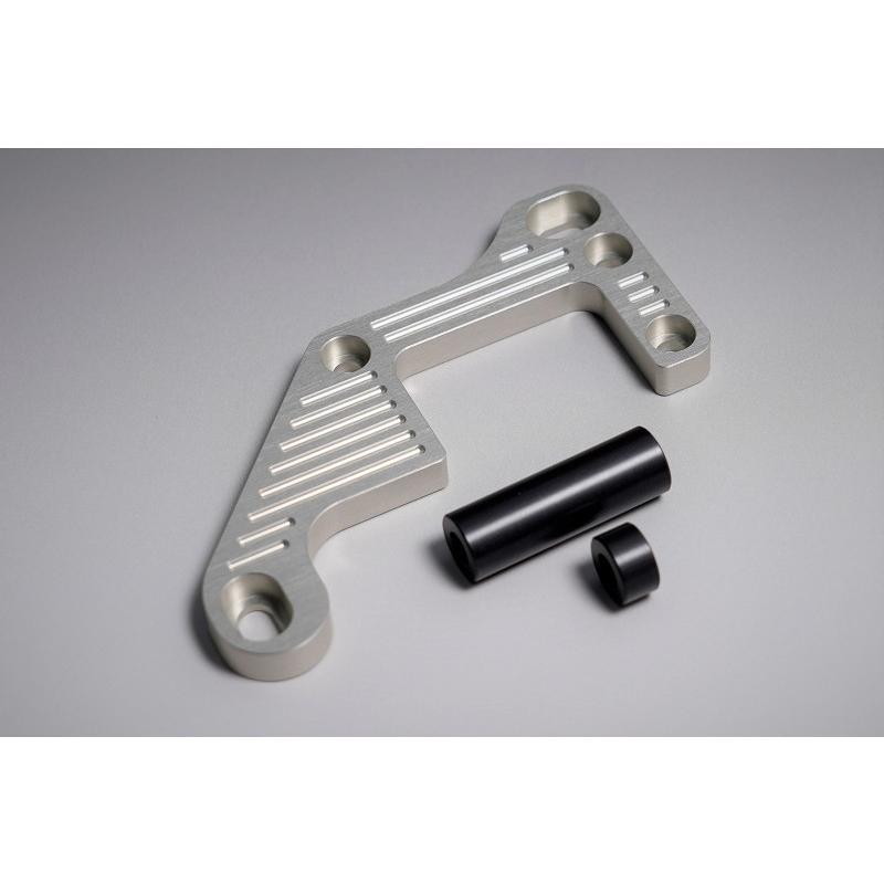 SP2汎用ハイパワーコイルモンキーフレームCNC加工ステー銀 MINIMOTO