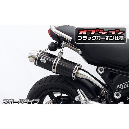 ロイヤルアップマフラー スポーツタイプ ブラックカーボン フルエキゾースト ウイルズウィン Wiruswin Grom グロム 3型 W4 013 バイク メンテ館 通販 Yahoo ショッピング
