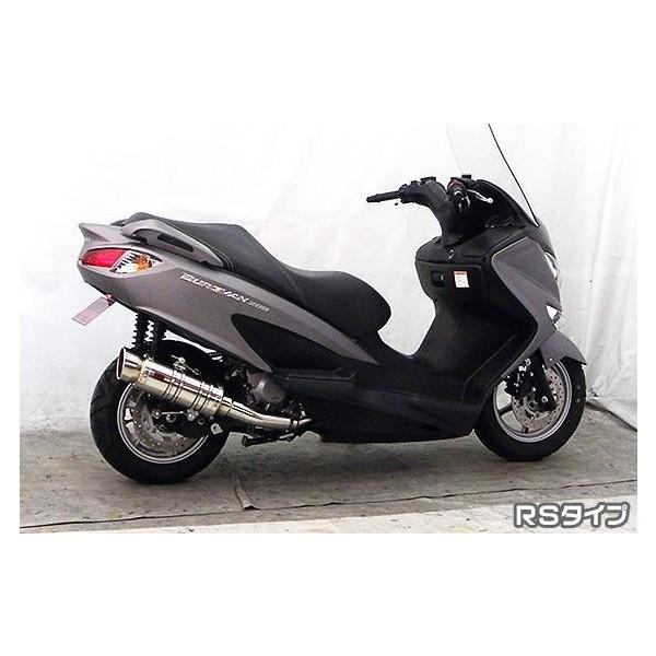 バーグマン200 〜2016年 JBK-CH41A SHタイプマフラー RSタイプ ASAKURA（浅倉商事）の画像