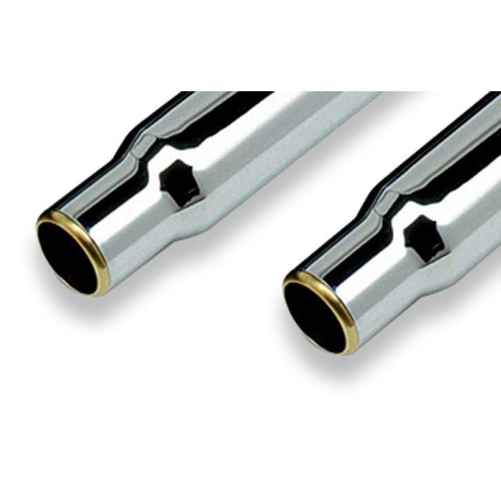 モーターステージ ブラス　テーパード ブラス テーパード スリップオンマフラー クロームメッキ