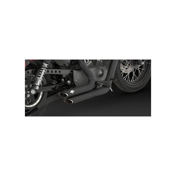 ショートショット スタッガード ブラックフルエキゾースト VANCE&HINES