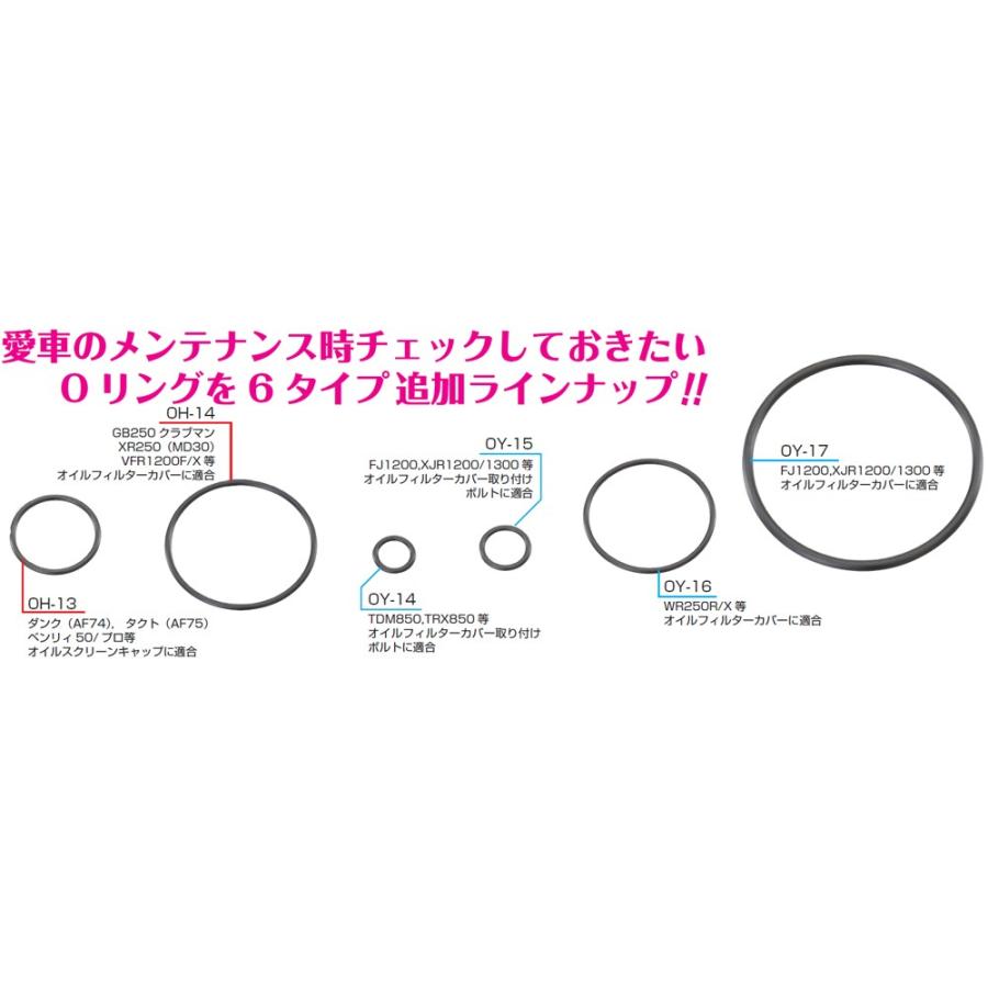KITACO（キタコ） XJR1300 オーリング OY-17（オイルフィルターカバー