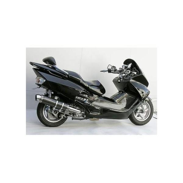 MF06フォルツァ カーボンマフラー フォルツァ（FORZA）MF06 GGタイプマフラー レーシングタイプ ブラック