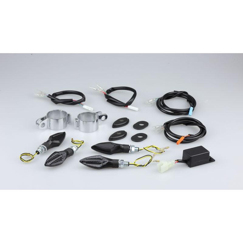 ウインカーランプSET TRDシーケンシャルタイプ KIJIMA（キジマ） レブル500（Rebel500）