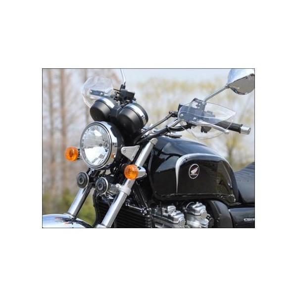 シックデザイン ガイラガントレット スモーク CB１１００RS ハンドルカバー シックデザイン ガイラガントレット スモーク CB1100RS ハンドル