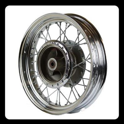 SR400/SR500 16インチキット MT クローム スチールスポーク リア GOODS