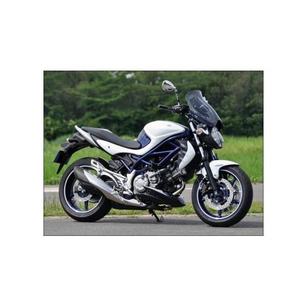 グラディウス400 ABS（GLADIUS）10年〜 ガイラシールド スモーク CHIC DESIGN（シックデザイン）