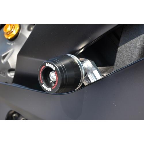 レーシングスライダー フレームタイプ ロゴ有 ジュラコン(R)/ブラック AGRAS（アグラス） YZF-R6（17年）