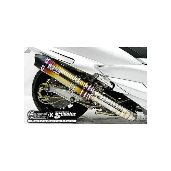 マジェスティ（MAJESTY）4D9（SG20J） ビートイットマフラー チタン仕様 ウイルズウィン（WirusWin）