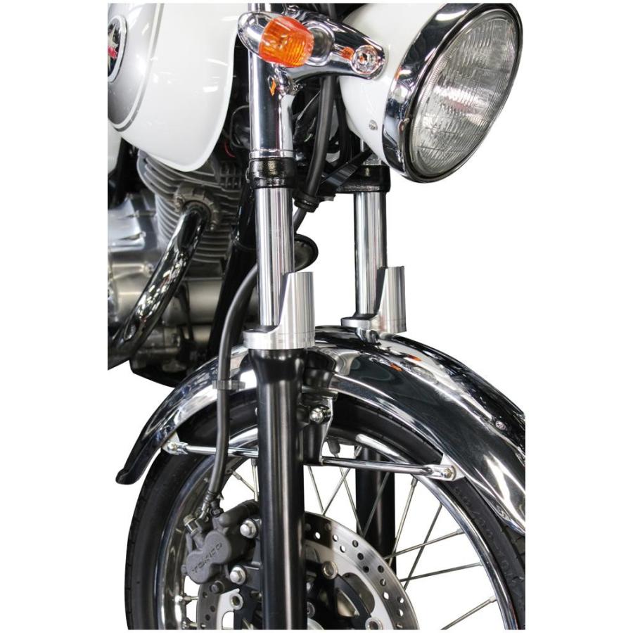 エストレヤ/RS（ESTRELLA） アルミビレットフロントフォークガード