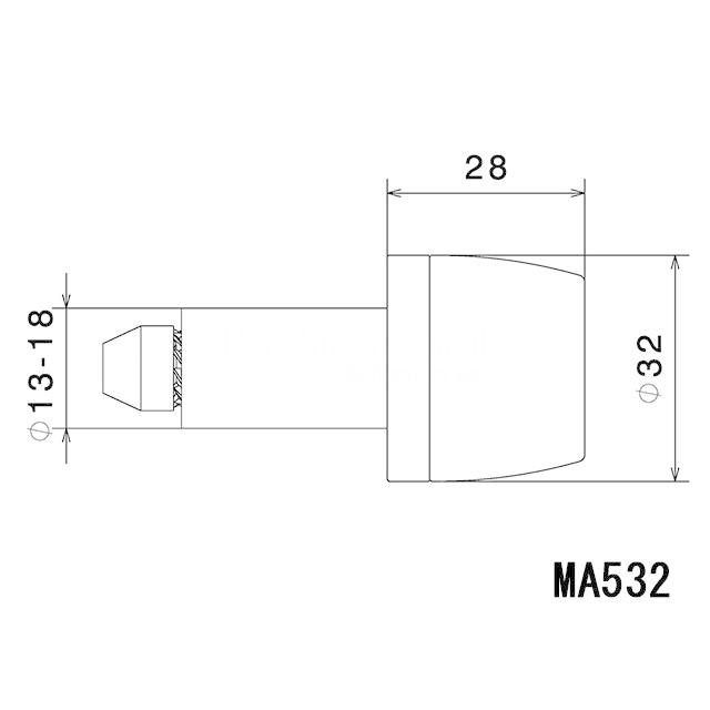 MA532A ハンドルバーウエイト Inverse シルバー rizoma（リゾマ