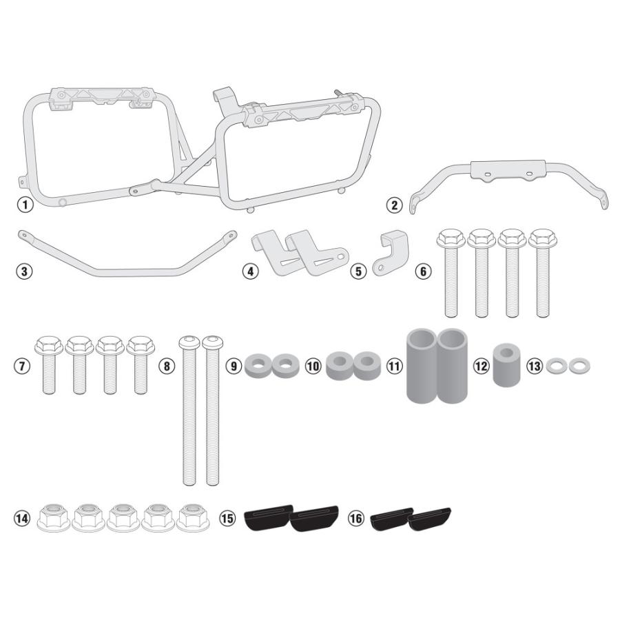 CRF1000L Africa Twin/DCT（アフリカンツイン） チューブラパニア