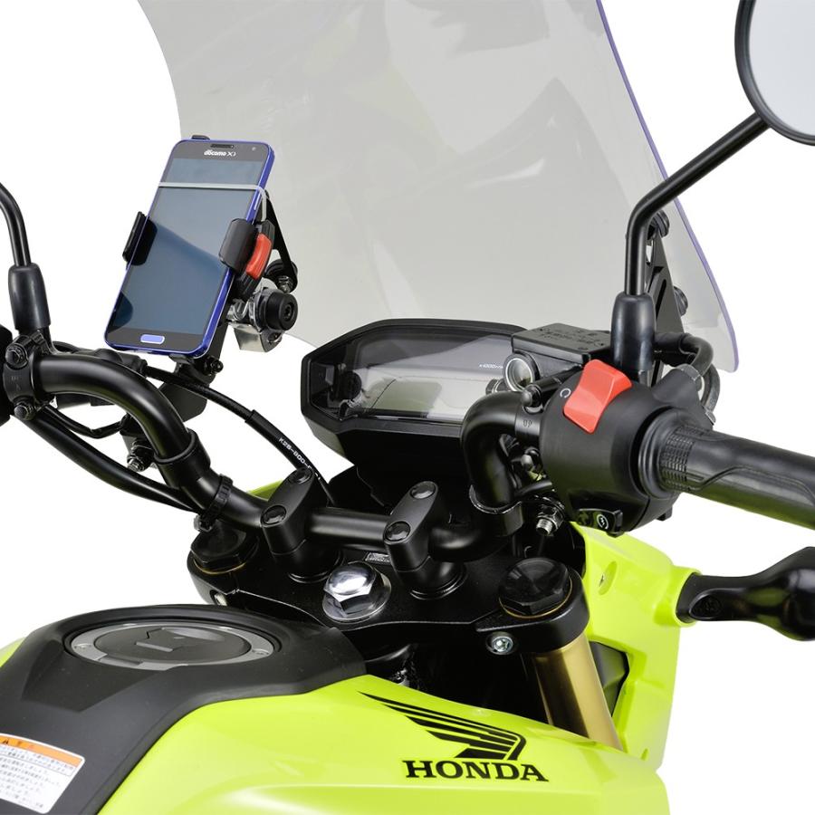 GROM（グロム）16年 ウインドシールドSS ショートサイズ スモーク