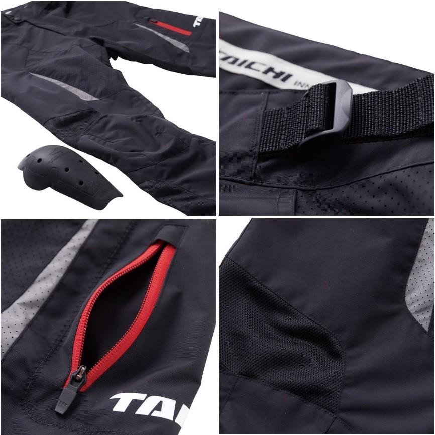 TAICHI RSY256 クロスオーバー メッシュ パンツ ブラック